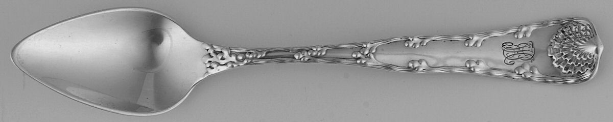 Wave Edge (Sterling, 1884, Monograms) Orange Spoon by Tiffany & CO SILVER-1