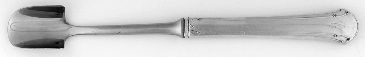 Chippendale (Sterling, 1937) Cheese Scoop with Stainless Scoop by Towle Silver-1
