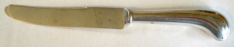 TWS267 (Stainless) New French Hollow Pistol Knife by Towle Silver-1