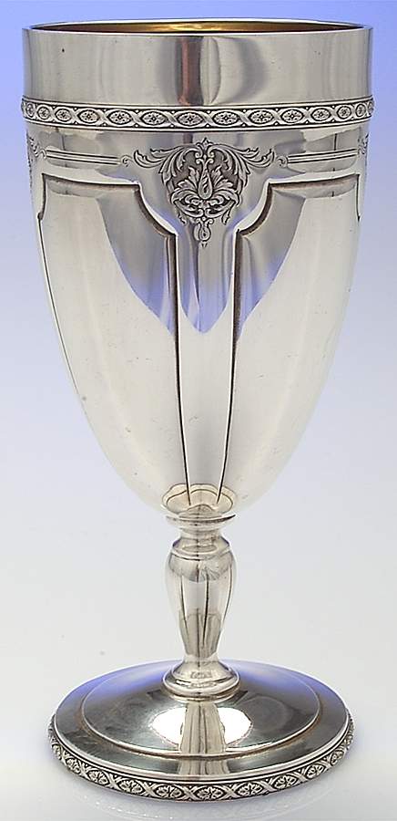 Louis XIV (Sterling, Hollowware) Water Goblet by Towle Silver-1