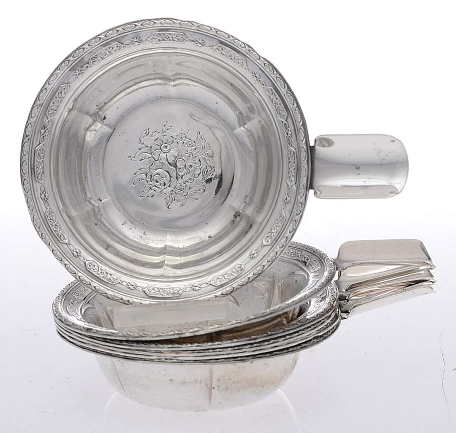 Louis XIV (Sterling, Hollowware) Ashtray (Set of 6) by Towle Silver-1