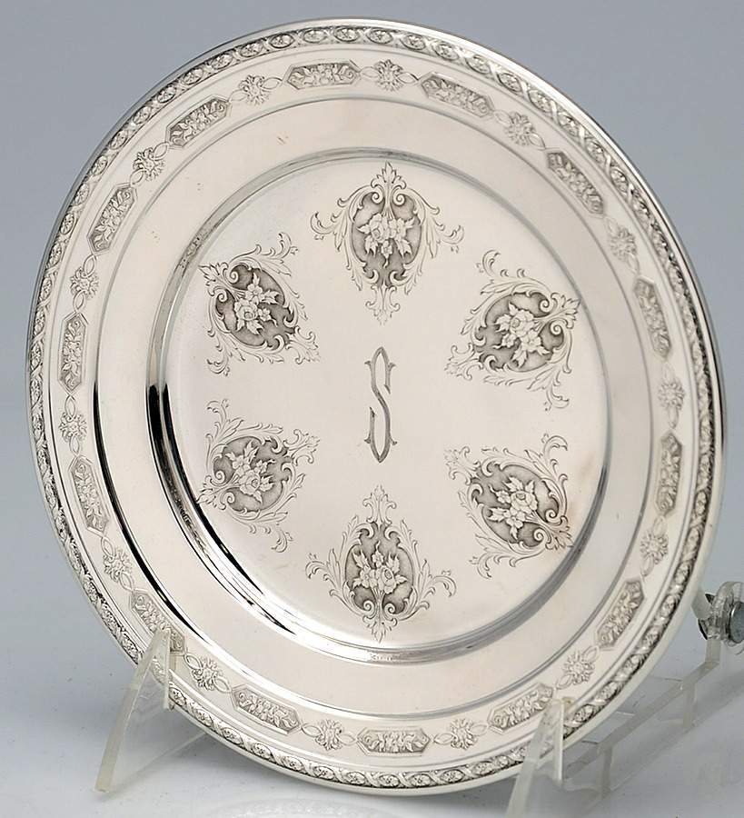 Louis XIV (Sterling, Hollowware) Bread Plate by Towle Silver-1