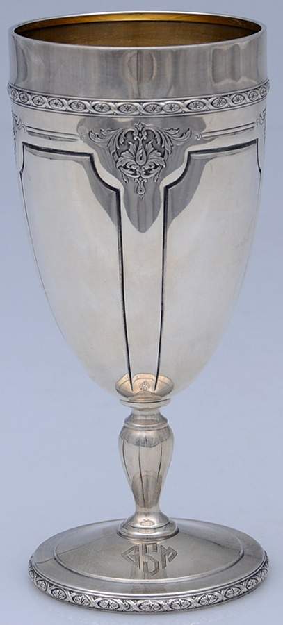 Louis XIV (Sterling, Hollowware) Water Goblet by Towle Silver-1