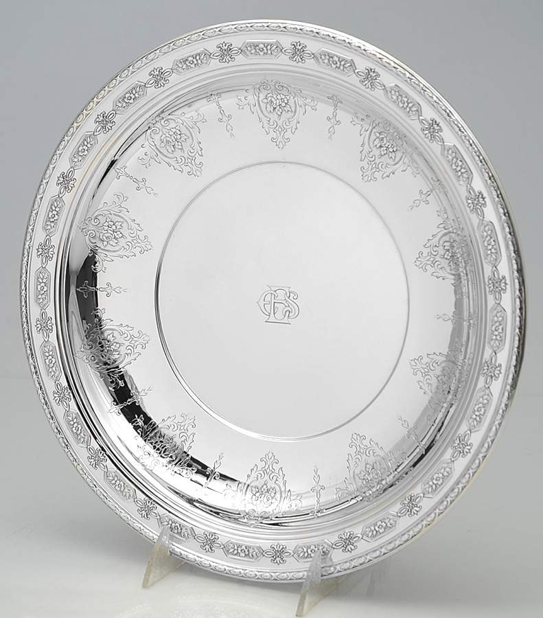 Louis XIV (Sterling, Hollowware) 12" Buffet Dish/Tray by Towle Silver-1
