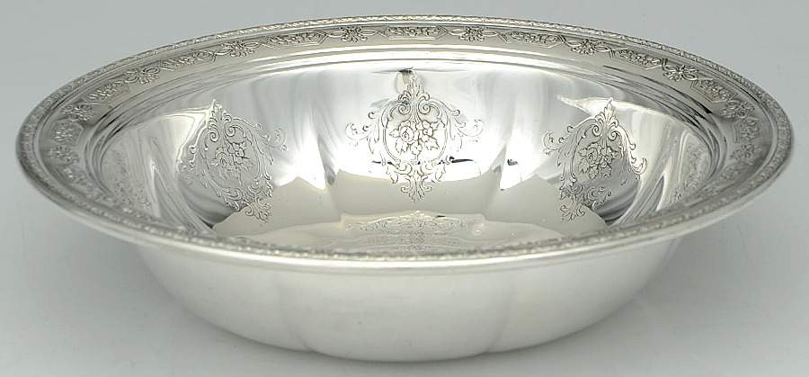 Louis XIV (Sterling, Hollowware) 9" Round Vegetable Bowl by Towle Silver-1