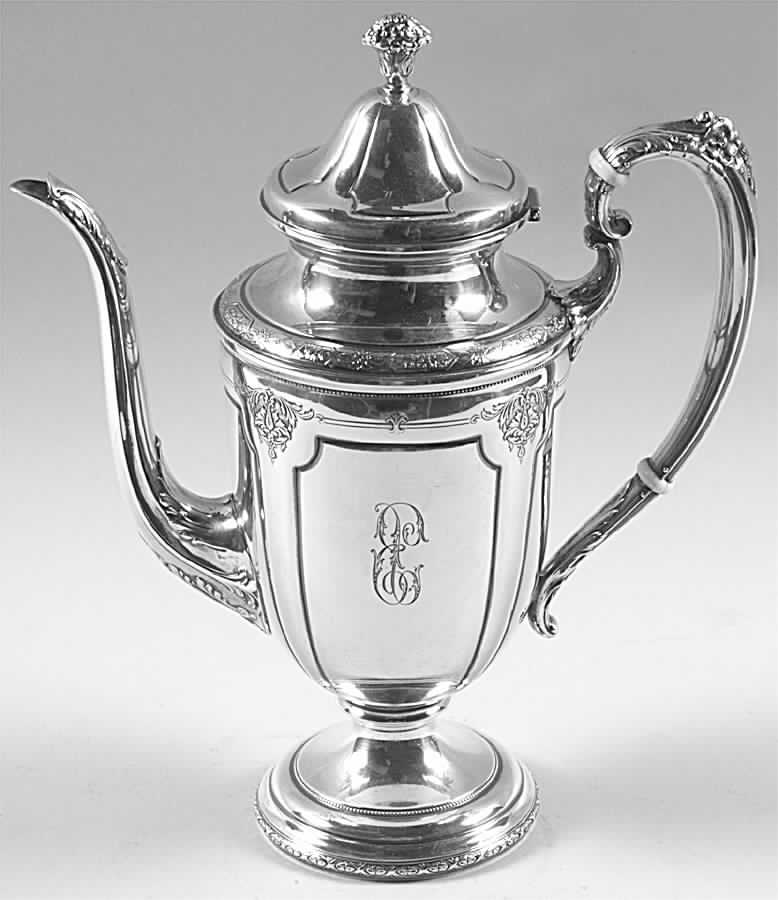 Louis XIV (Sterling, Hollowware) Mini Coffee Pot by Towle Silver-1