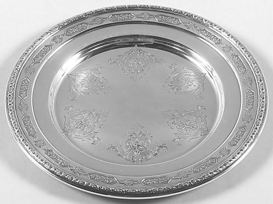 Louis XIV (Sterling, Hollowware) Bread Plate by Towle Silver-1