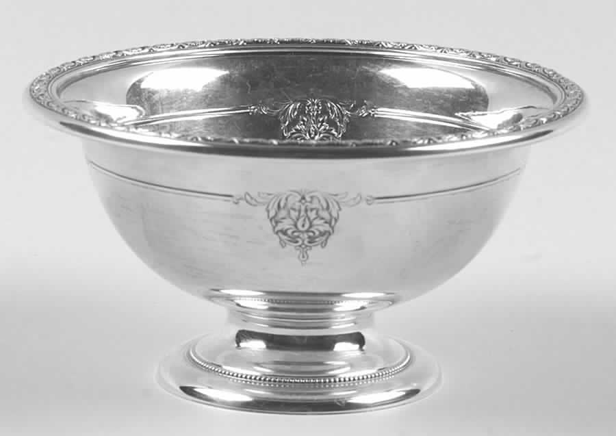 Louis XIV (Sterling, Hollowware) Sterling Footed Bon Bon Bowl by Towle Silver-1