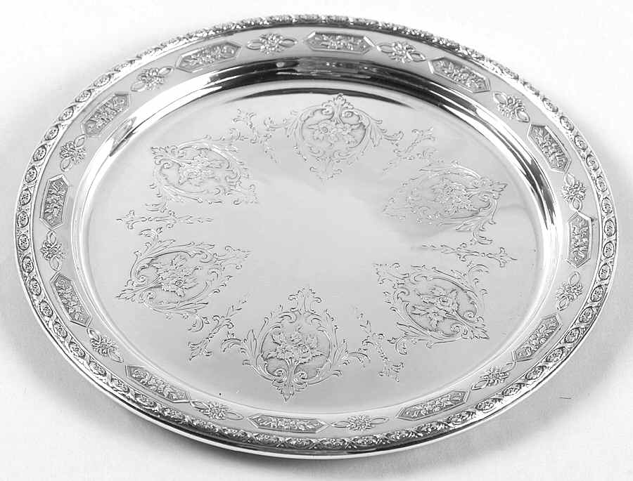 Louis XIV (Sterling, Hollowware) Bread Plate by Towle Silver-1