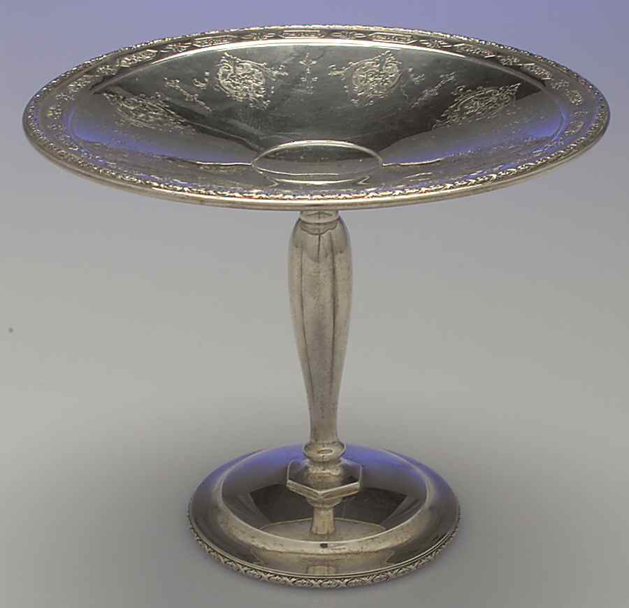 Louis XIV (Sterling, Hollowware) Round Compote (Height X Width) by Towle Silver-1