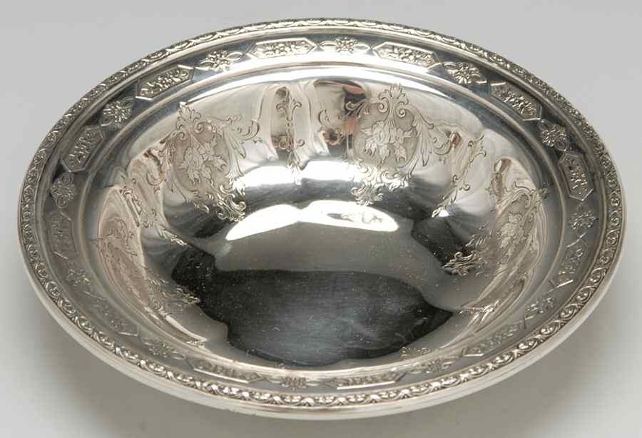 Louis XIV (Sterling, Hollowware) Small Sterling Bon Bon Bowl by Towle Silver-1