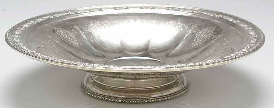Louis XIV (Sterling, Hollowware) 14" Round Footed Centerpiece by Towle Silver-1