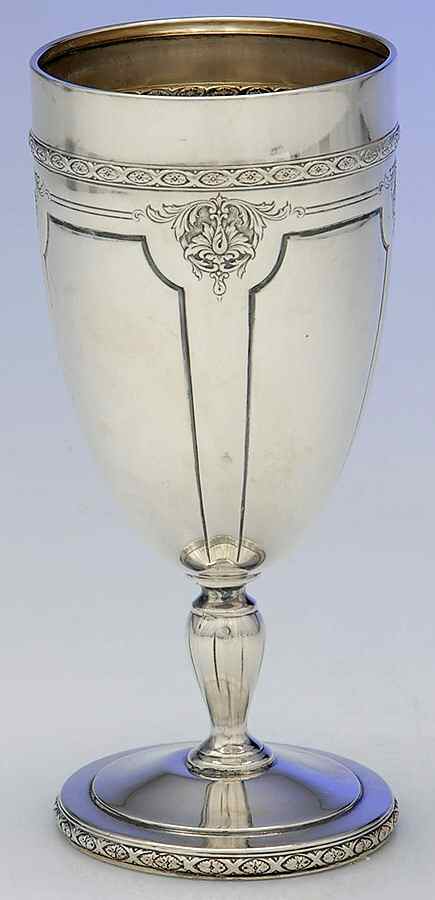 Louis XIV (Sterling, Hollowware) Water Goblet by Towle Silver-1