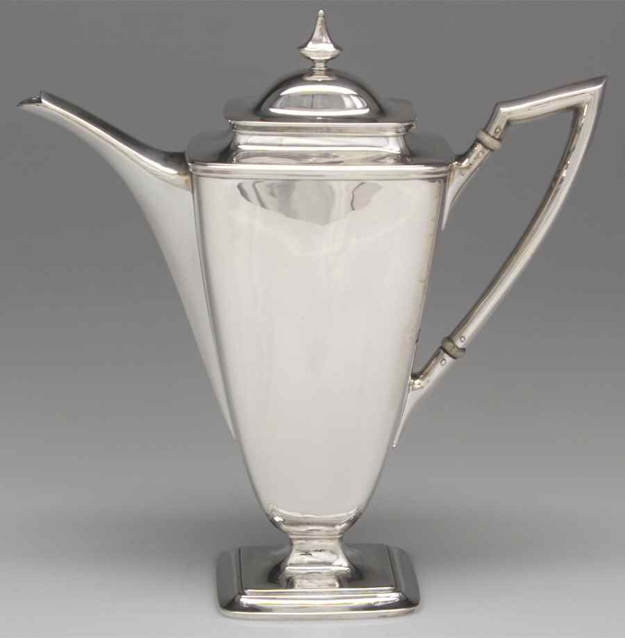 Mary Chilton (Sterling, Hollowwaree) Mini Coffee Pot by Towle Silver-1