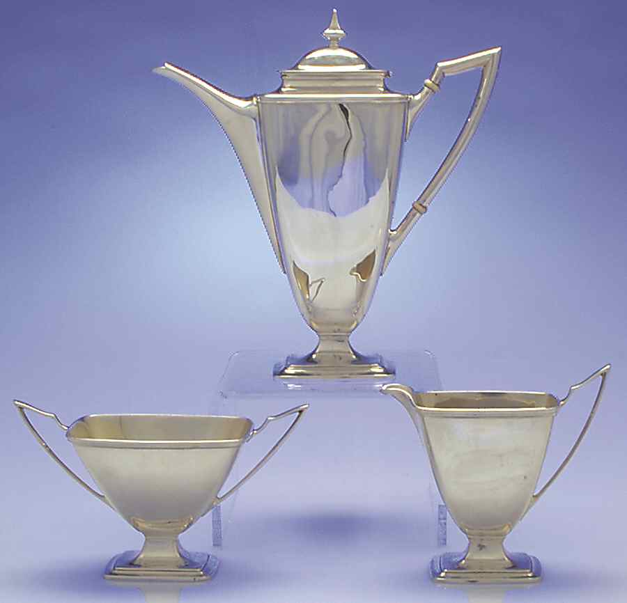 Mary Chilton (Sterling, Hollowwaree) 3 Piece Demi Set by Towle Silver-1