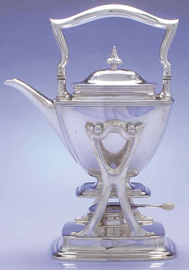 Mary Chilton (Sterling, Hollowwaree) Kettle, Stand & Burner by Towle Silver-1