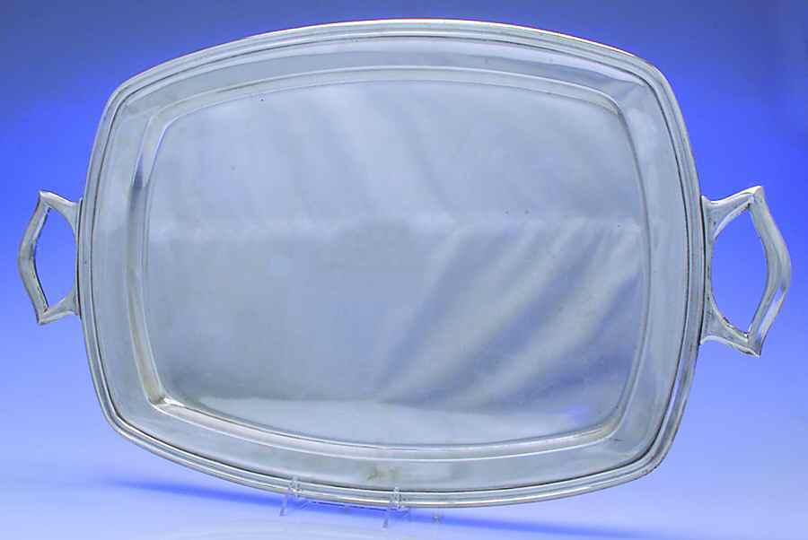 Mary Chilton (Sterling, Hollowwaree) Large Waiter Tray by Towle Silver-1