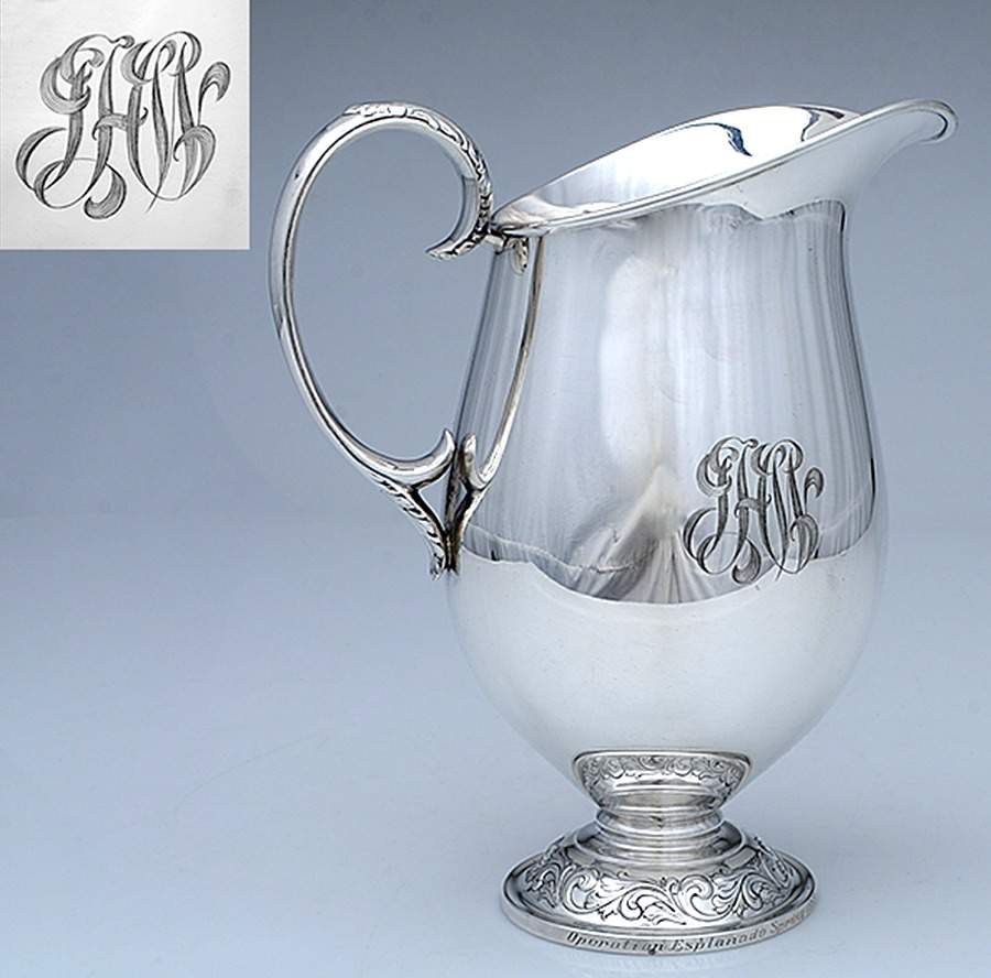 Old Master (Sterling, Hollowware, Towle Mark) Pitcher by Towle Silver-1