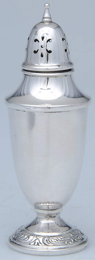 Old Master (Sterling, Hollowware, Towle Mark) Pepper Shaker by Towle Silver-1