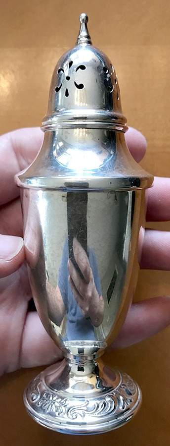 Old Master (Sterling, Hollowware, Towle Mark) Salt Shaker by Towle Silver-1