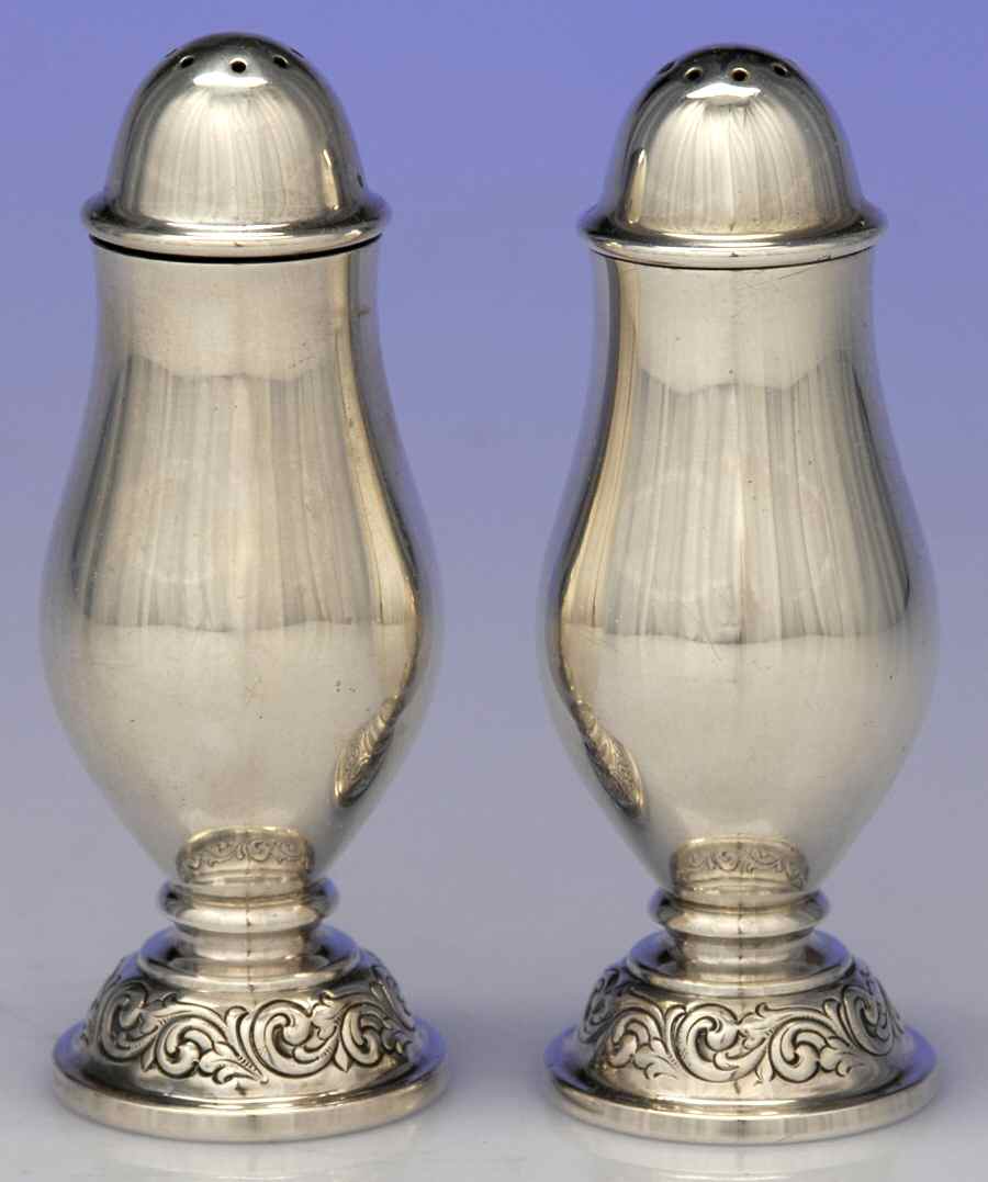 Old Master (Sterling, Hollowware, Towle Mark) Salt and Pepper Set by Towle Silver-1
