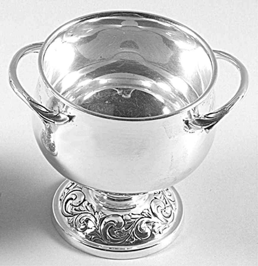 Old Master (Sterling, Hollowware, Towle Mark) Mini Open Sugar Bowl by Towle Silver-1