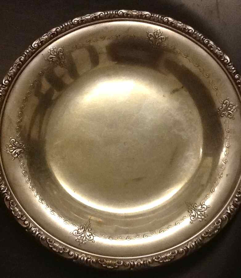 Old Master (Sterling, Hollowware, Towle Mark) Small Sterling Sandwich Plate by Towle Silver-1