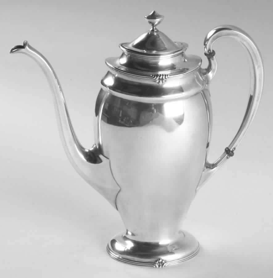Paul Revere (Sterling, Hollowware) Sterling Demitasse Pot by Towle Silver-1