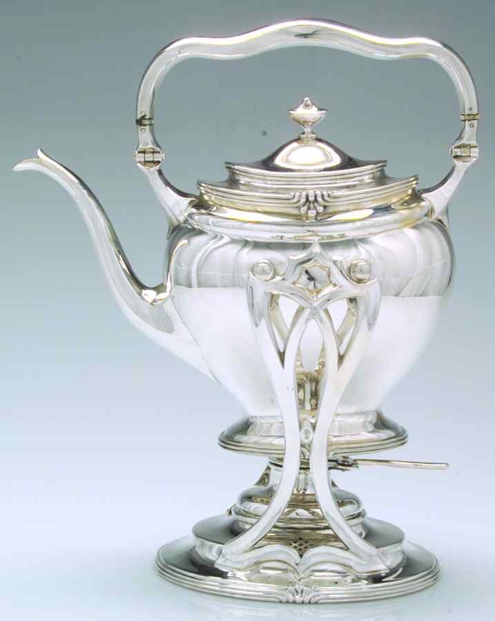 Paul Revere (Sterling, Hollowware) Kettle, Stand & Burner by Towle Silver-1