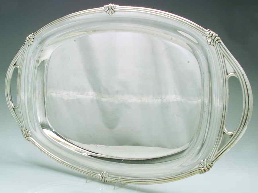 Paul Revere (Sterling, Hollowware) Large Waiter Tray by Towle Silver-1