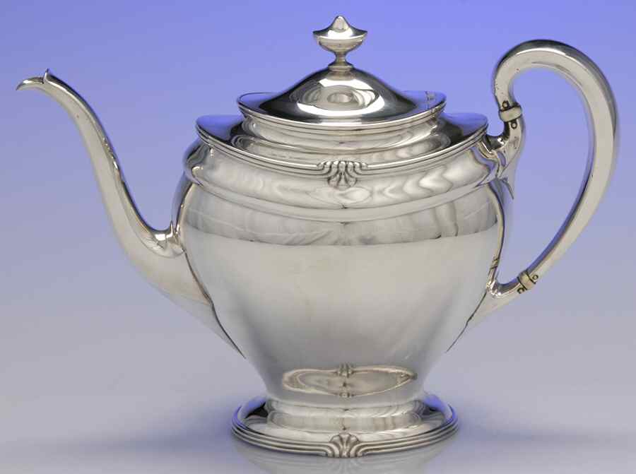 Paul Revere (Sterling, Hollowware) Teapot by Towle Silver-1