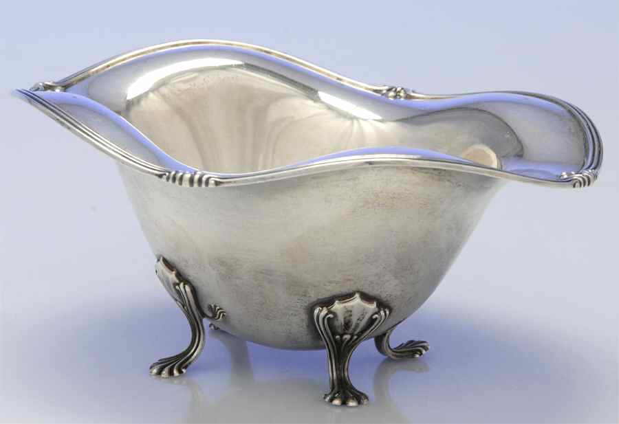 Paul Revere (Sterling, Hollowware) Footed Sauce Boat by Towle Silver-1