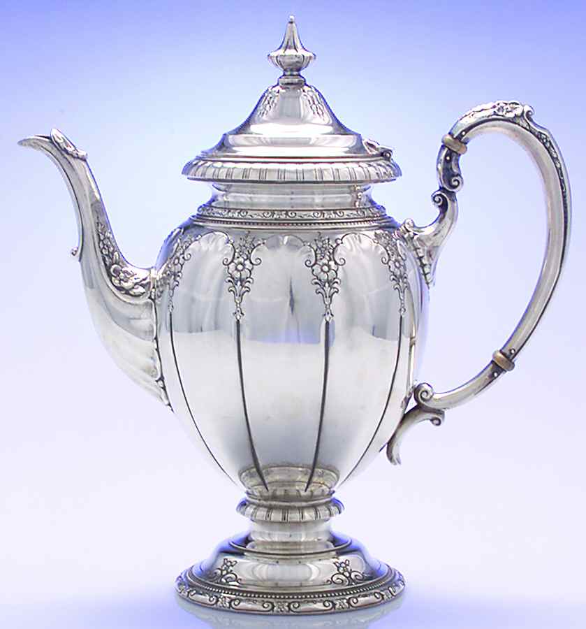 Royal Windsor (Sterling, Hollowware)  Coffee Pot by Towle Silver-1
