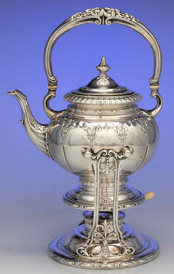 Royal Windsor (Sterling, Hollowware)  Kettle, Stand & Burner by Towle Silver-1