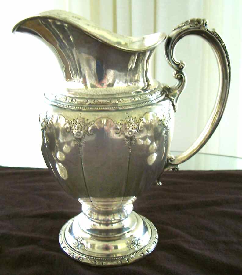 Royal Windsor (Sterling, Hollowware)  Sterling Water Pitcher by Towle Silver-1