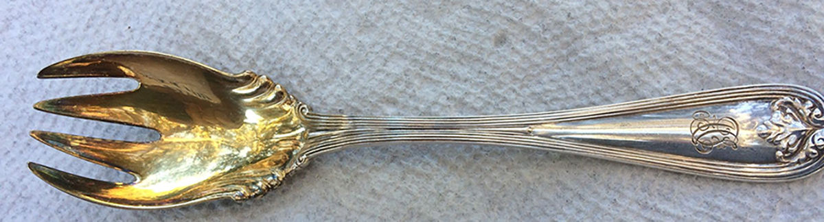 Colonial (Sterling, 1895) Old Style Ice Cream Fork by Tiffany & CO SILVER-1