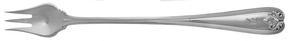 Colonial (Sterling, 1895, Monograms) Oyster Fork by Tiffany & CO SILVER-1