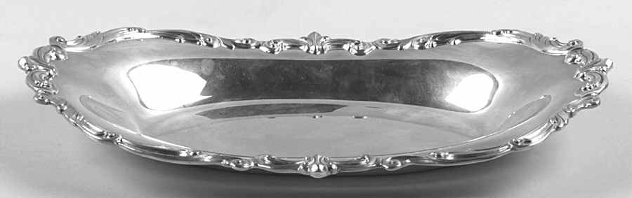 Old Master(Silverplate, Holloware, Scroll Edge) 12" Bread Tray by Towle Silver-1