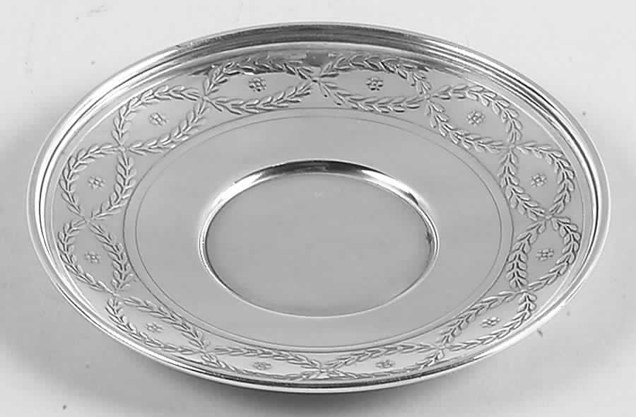 Winthrop (Sterling, 1909, Hollowware) Sterling Demitasse Saucer Only by Tiffany & CO SILVER-1