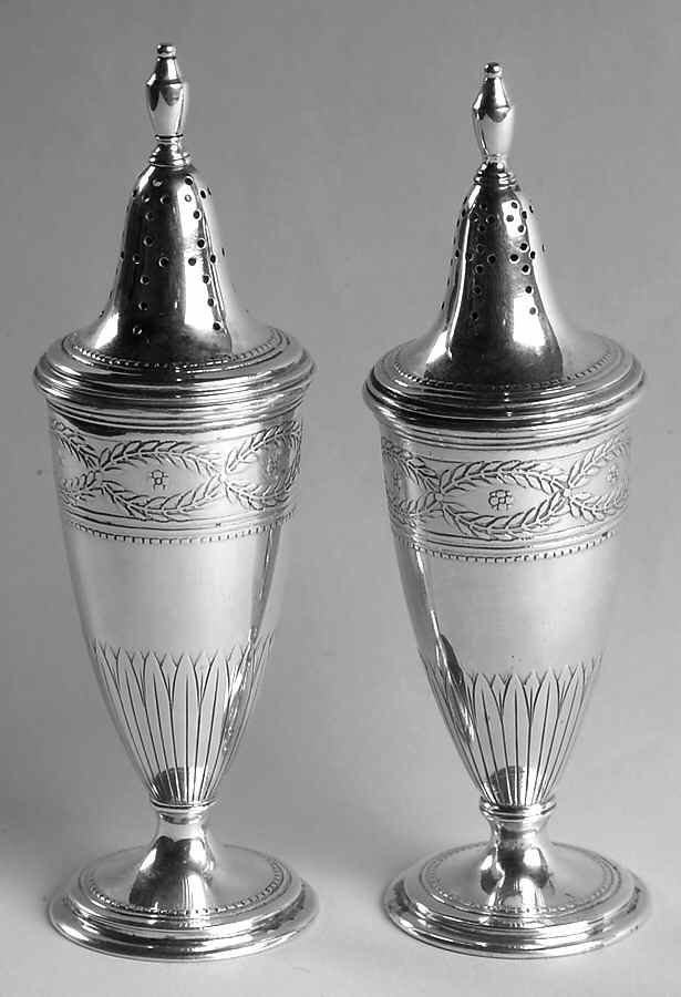 Winthrop (Sterling, 1909, Hollowware) Salt and Pepper Set by Tiffany & CO SILVER-1
