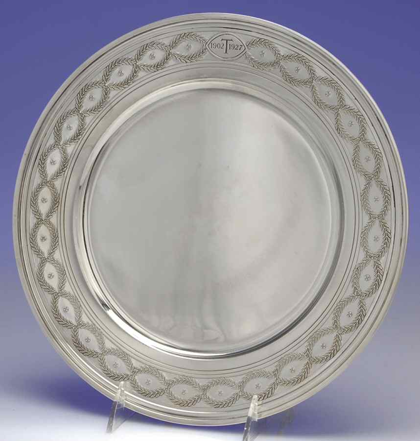 Winthrop (Sterling, 1909, Hollowware) Dinner/Service Plate by Tiffany & CO SILVER-1