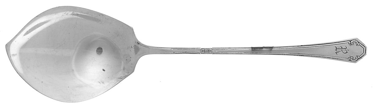 Lady Mary (Sterling, 1917, Monograms) Large Solid Jelly Server by Towle Silver-1