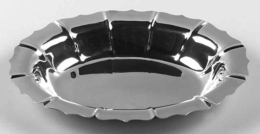 Dublin (Sterling, Hollowware) Medium Oval Sterling Vegetable Bowl by Tuttle-1