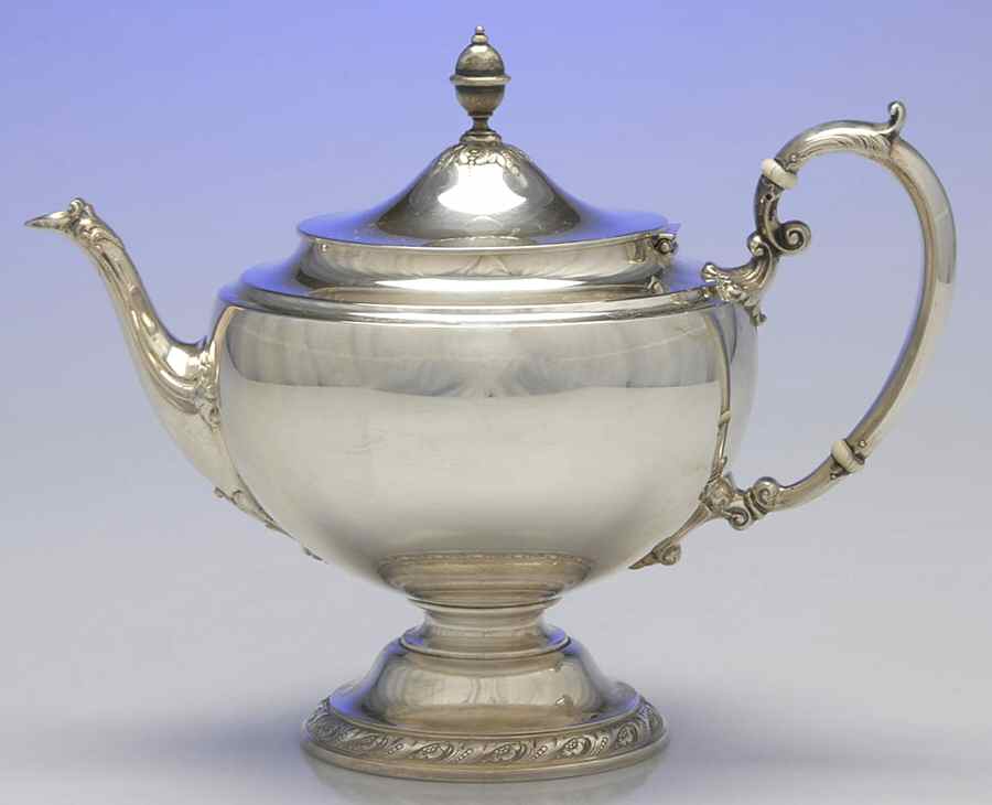Candlelight (Sterling, Hollowware) Teapot by Towle Silver-1