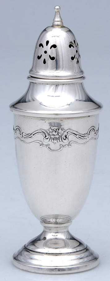 French Provincial (Sterling, 1948, Hollowware) Pepper Shaker by Towle Silver-1