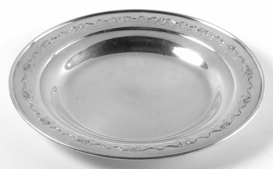 French Provincial (Sterling, 1948, Hollowware) 9" Sandwich Plate by Towle Silver-1