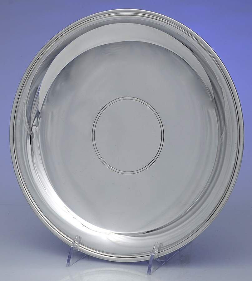 Queen Anne (Sterling, 1870, Hollowware) 10" Footed Cake Plate by Tiffany & CO SILVER-1