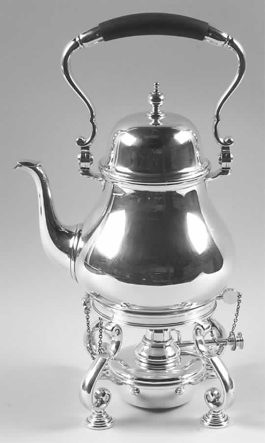 Queen Anne (Sterling, 1870, Hollowware) Kettle, Stand & Burner by Tiffany & CO SILVER-1
