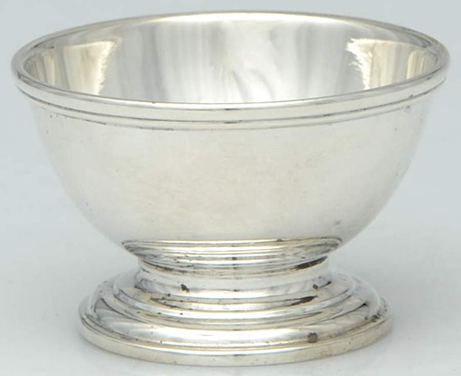 Queen Anne (Sterling, 1870, Hollowware) Master Open Salt by Tiffany & CO SILVER-1