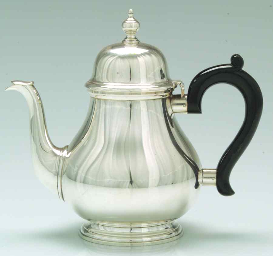 Queen Anne (Sterling, 1870, Hollowware) Teapot by Tiffany & CO SILVER-1